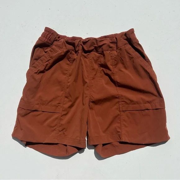 REI Shorts Rei Burnt Orange Nylon Athletic Shorts Poshmark